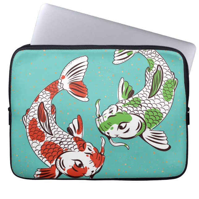 Koi Karpar Laptop Fodral (Framsidan)
