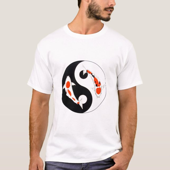 Koi Kohaku och Taisho Sanke Yin Yang Tee (Framsida)