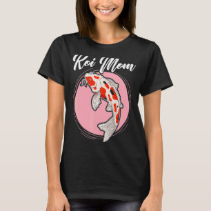 Koi Mamma Japansk koi Carp Nishikigoi Fish Mammor T Shirt