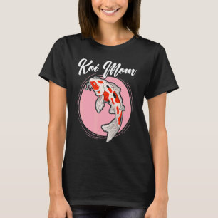 Koi Mamma Japansk koi Carp Nishikigoi Fish Mammor T Shirt