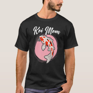 Koi Mamma Japansk koi Carp Nishikigoi Fish Mammor T Shirt