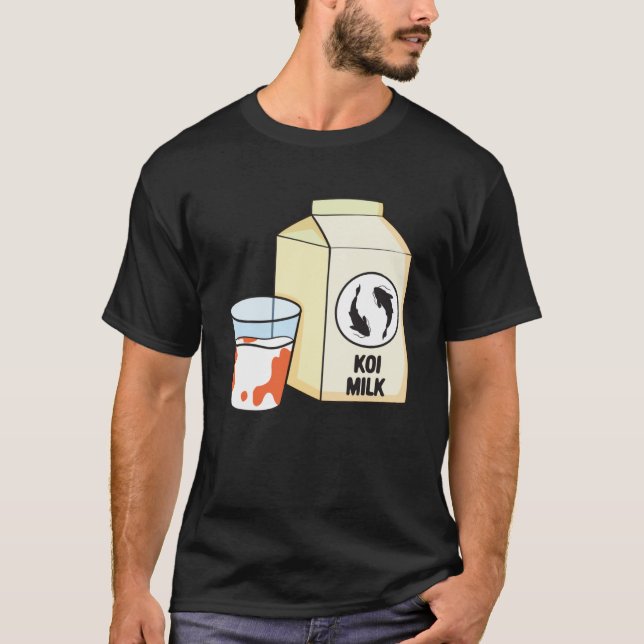 Koi Mjölk Koi Fish T Shirt (Framsida)