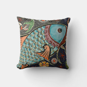 Koi Mosaic Pillow Kudde