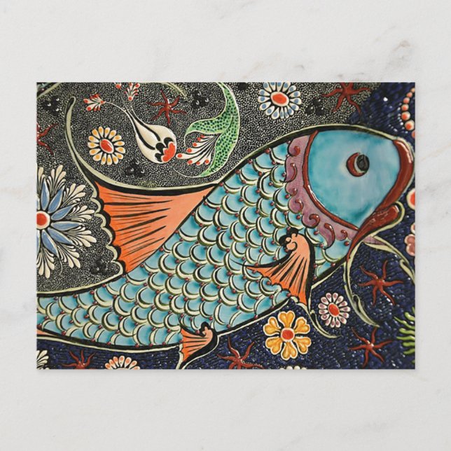 Koi Mosaic-vykort Vykort (Framsida)