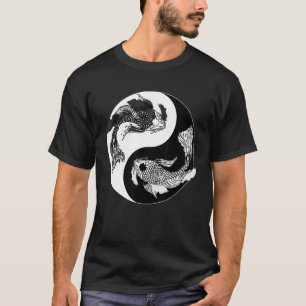Koi Nishikigoi Fish Koi Carp Japan Ying Yin Yang T Shirt
