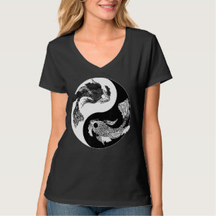 Koi Nishikigoi Fish Koi Carp Japan Ying Yin Yang T Shirt
