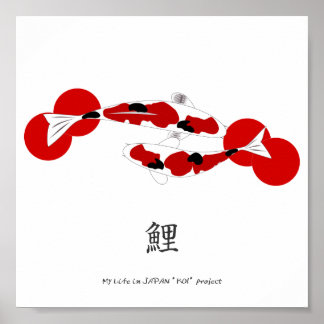 KOI och KANJI Poster