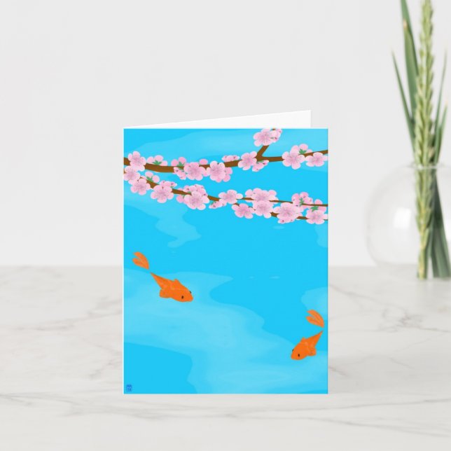 Koi och Sakura noterar kortet Kort (Framsida)