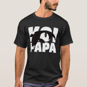 Koi Pappa för Koi Animal Far Koi Pappa T Shirt