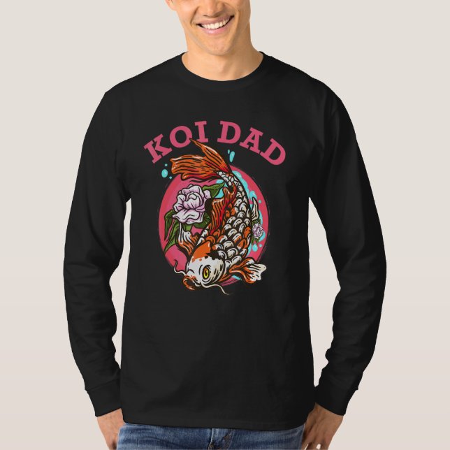 Koi Pappa japansk koi Fish T Shirt (Framsida)