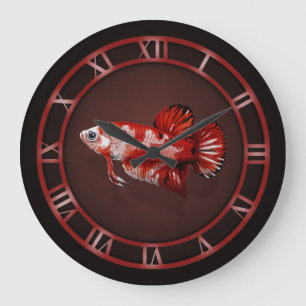 koi plakat betta stor klocka