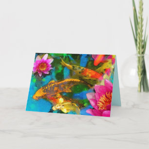 Koi-play, Koi-hälsningskort Kort