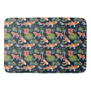 Koi Pond Bath Mat Badrumsmatta