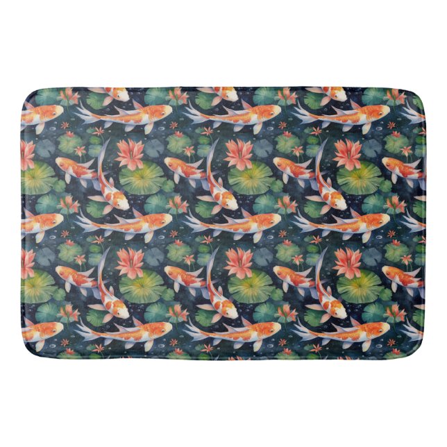 Koi Pond Bath Mat Badrumsmatta (Framsidan)