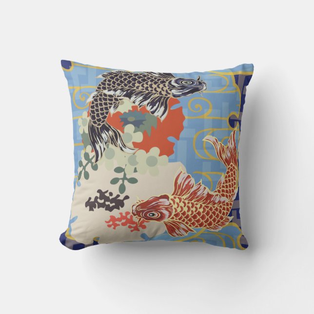 Koi Pond Dekorativ kudde (Framsida)