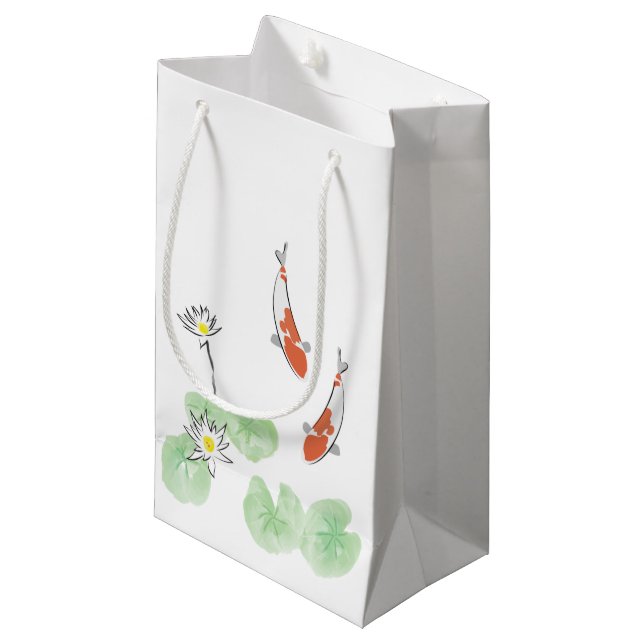 Koi Pond Gift Bag (Framsidan Vinklad)