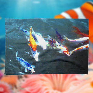 Koi Pond Kökshandduk