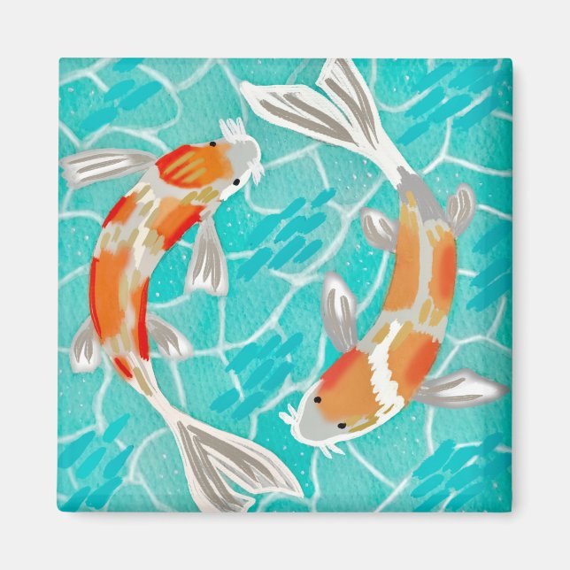 Koi Pond Magnet (Framsidan)