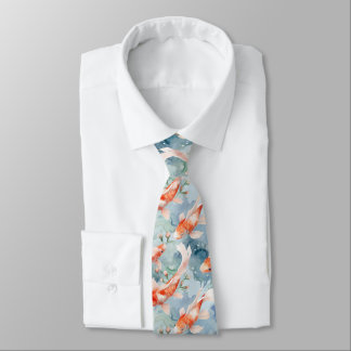 Koi Pond Necktie Slips