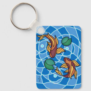 Koi Pond Nyckelring