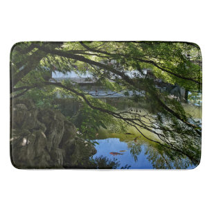 Koi Pond på kinesiska Garden Badrumsmatta