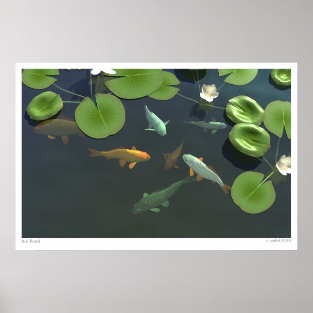 Koi Pond Poster (Framsidan)