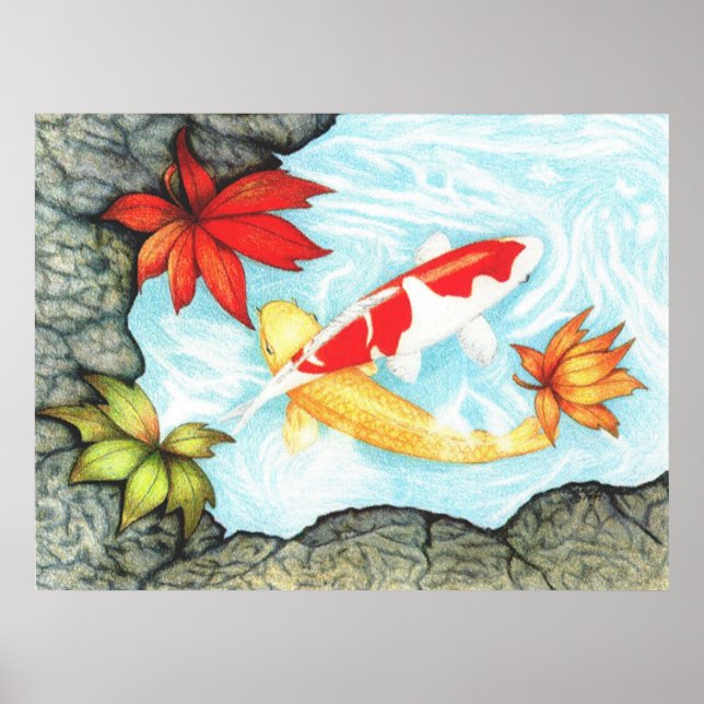 Koi Pond Poster (Framsidan)
