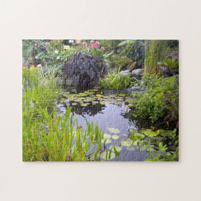 Koi Pond Puzzle Pussel (Horisontell)
