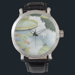 Koi Pond Reflection with Fish and Lilies Armbandsur<br><div class="desc">Fånga din reflektion i den här attraktiva koidammen. Se hur fisken verkar vara simma,  och liljorna flyter förbi dig tack vare Chariklia Zarris livliga rendering. Det skulle ge en fantastisk till en familjemedlem eller en betydelsefull annan.</div>