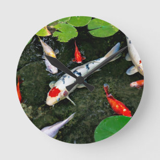 Koi Pond Rund Klocka