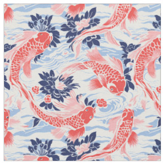 Koi Pond Serenity Tyg