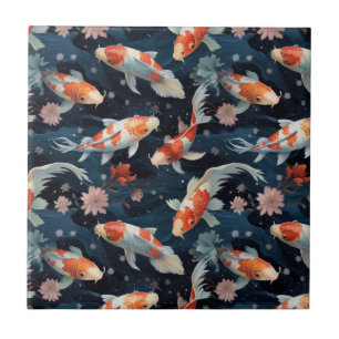 Koi Pond Tile Kakelplatta