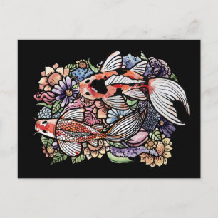 Koi Pond Vykort