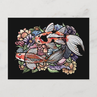 Koi Pond Vykort