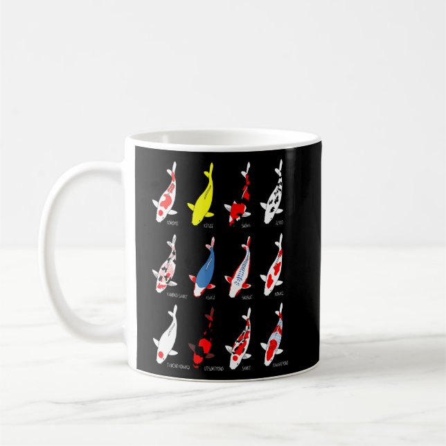Koi Reds Koicarp Carp Chagoi Nishikigoi Pond Fis Kaffemugg (Vänster)