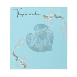 koi sak för att minnas anteckningsblock