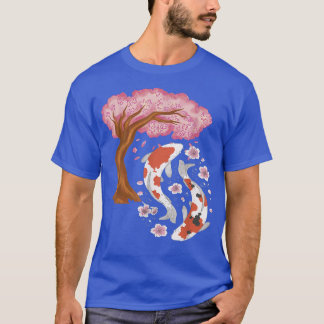 Koi Sakura Träd japansk Koi Carp Cherry Blommar N T Shirt