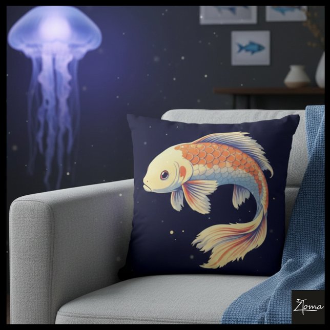 Koi Serenity Pillow Kudde (Skapare uppladdad)