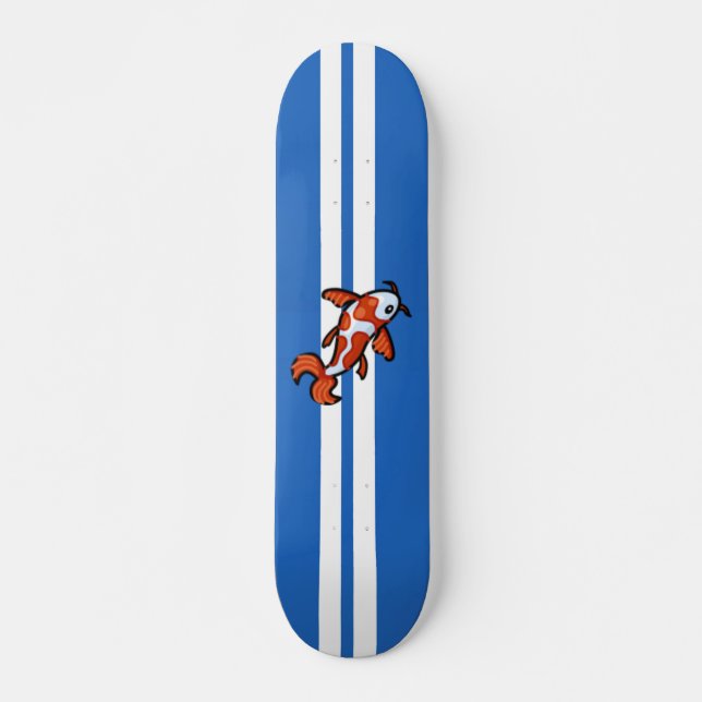Koi Sk8Bordz Mini Skateboard Bräda 18,7 Cm (Framsida)
