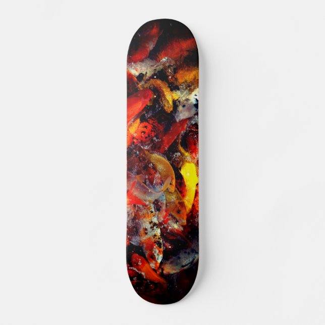 Koi Skateboarddäck Mini Skateboard Bräda 18,5 Cm (Framsida)