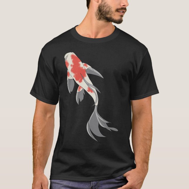 Koi-skiss T Shirt (Framsida)