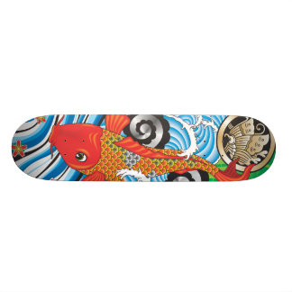 Koi skridskostänk old school skateboard bräda 21,6 cm