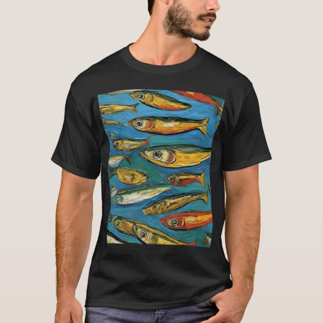 Koi Squared T Shirt (Framsida)