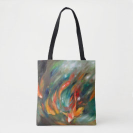 Koi Storm - Custom All-Over-Print Tote Bag Tygkasse