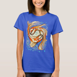 Koi Swimming T Shirt
