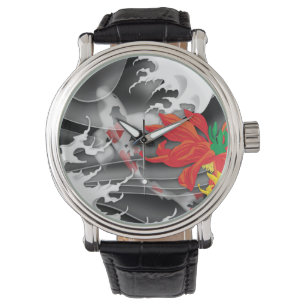 Koi tatuering: Traditionell japansk design Armbandsur