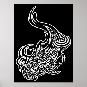 Koi-utskrift Poster