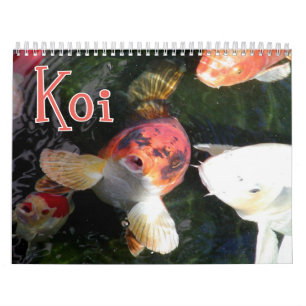 Koi väggkalender kalender