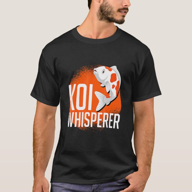Koi Viska Fiskdamm 2 T Shirt (Framsida)
