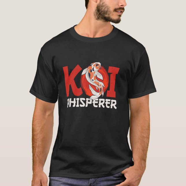 Koi-viskare japansk fisk t shirt (Framsida)